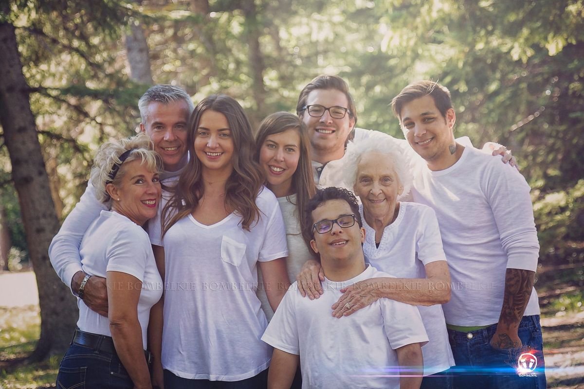 Tim Lacroix with his family